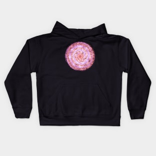 Pink and Red Mandala Kids Hoodie